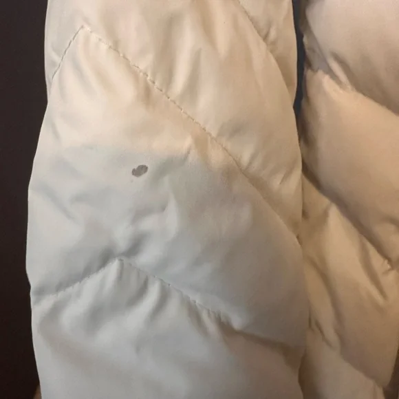 Ellen Tracy White Puffer Jacket Hip Length XS - Picture 5 of 7